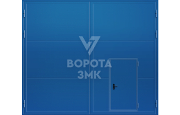 Ворота промышленные 3500×2000 ЗМК-4923