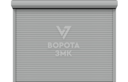 Роллетные ворота 2200×2400 на забор ЗМК-2327